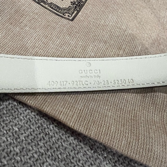 NEW Gucci GG Marmont Supreme GG Logo Thin Belt - Picture 6 of 12